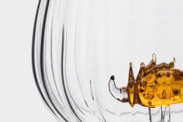 Кружка 400 мл, стекло, Еж, Autumn Forest ANNA LAFARG