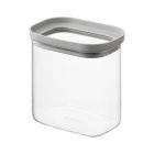 Банка для хранения прямоугольная vacuum glass, 750 мл, светло-серая Smart Solutions