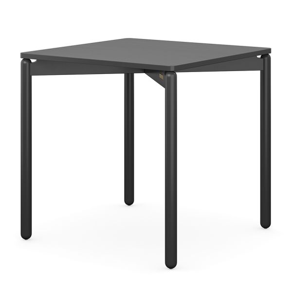 Стол обеденный saga, 75х75 см, темно-серый Latitude
