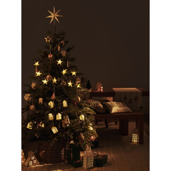 Домик из фарфора с подсветкой kobenhavn из коллекции new year essential, 16,2 см Tkano
