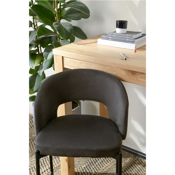 Стул барный horace экозамша темно-серый Berg