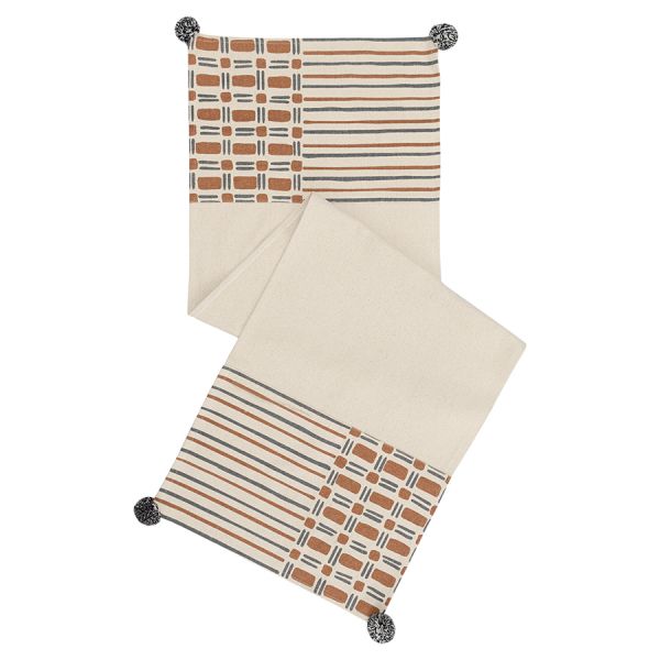 Дорожка на стол с геометрическим рисунком abstract play из коллекции ethnic 45х150 см Tkano