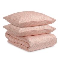 Комплект постельного белья розового цвета с принтом Спелая смородина из коллекции scandinavian touch 200х220 см