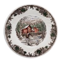 Глубокая тарелка 20 см Зимняя деревня Churchill