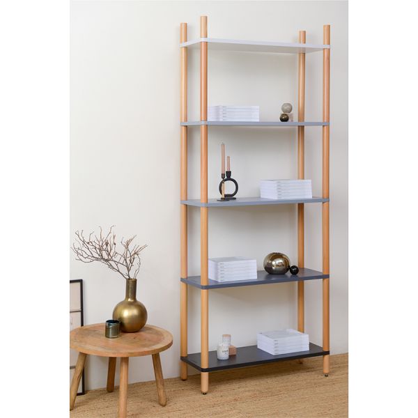 Стеллаж saga set001 5 полок 92х33х222 см градиент Latitude