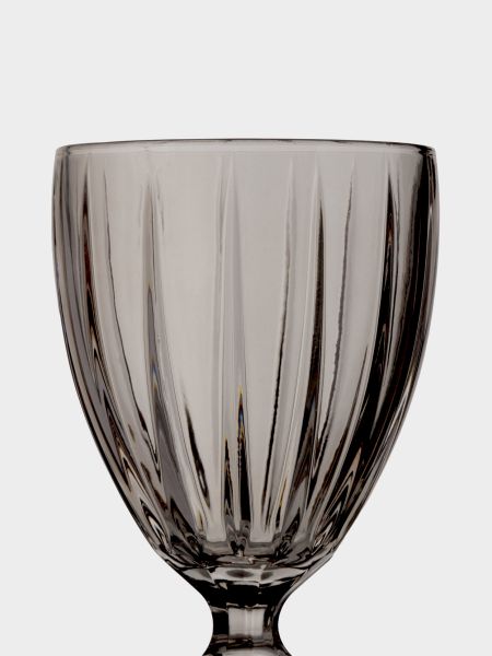 Бокал-кубок для вина 300 мл, стекло, серый, Vivaldi