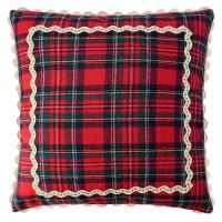Подушка декоративная Шотландская клетка из коллекции new year essential, 45x45см Tkano
