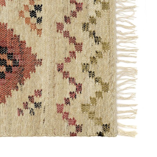 Ковер из шерсти по мотивам башкирских орнаментов из коллекции cultural heritage, 120х180 см Tkano