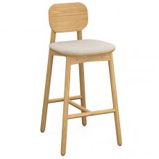 Стул барный saga, рогожка, бежевый Latitude