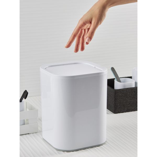 Контейнер для мусора tyer 7 л, белый/серый Bergenson Bjorn Bath