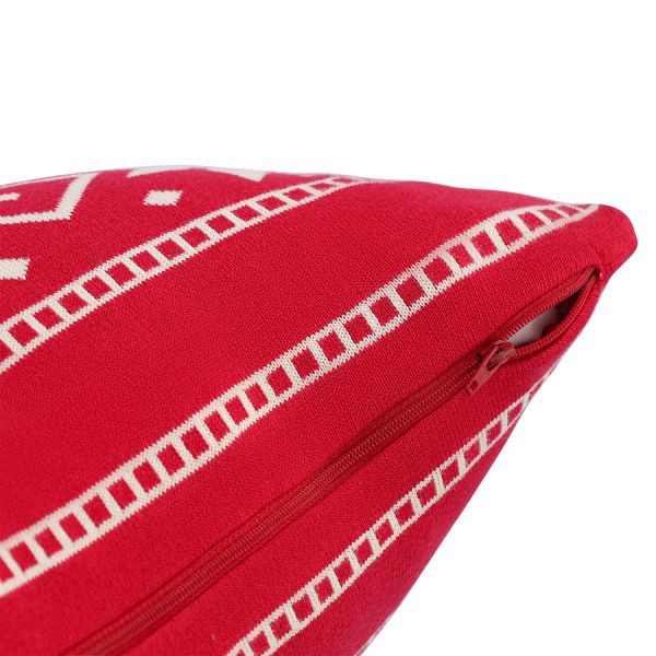 Подушка вязаная с новогодним рисунком frostwork из коллекции new year essential, 40x60 см Tkano
