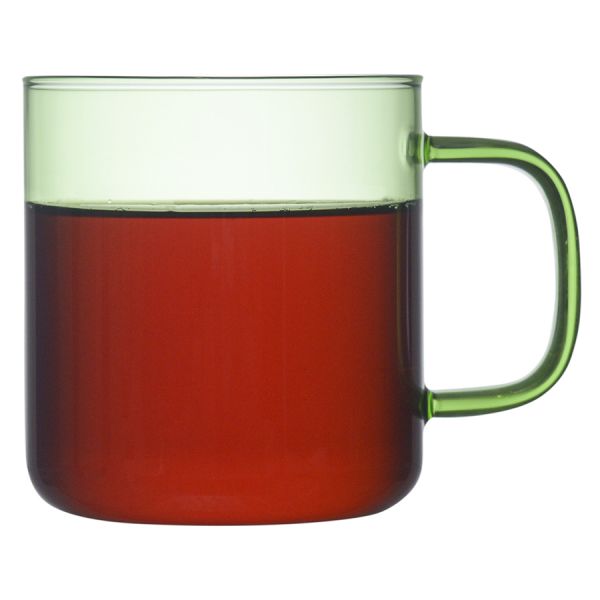 Чашка стеклянная 350 мл, зеленая Smart Solutions