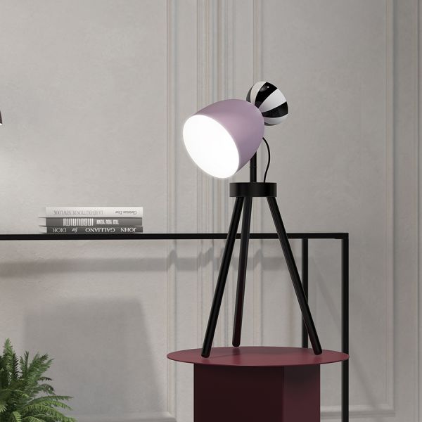 Светильник настольный anniken, D20х58 см, черный/белый/лиловый Bergenson Bjorn

