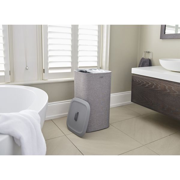 Корзина для белья tota™ 60 л серая