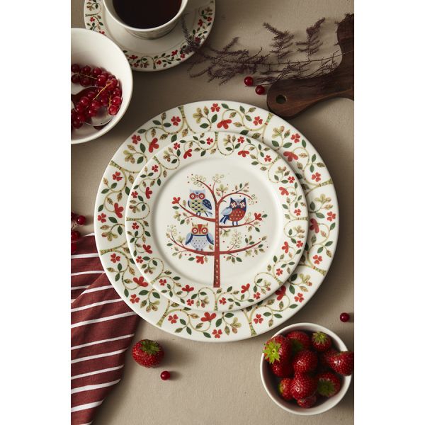 Тарелка owl из коллекции birds of paradise 21 см Liberty Jones