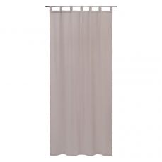 Штора из муслина бежево-серого цвета из коллекции essential, 150х290 см Tkano