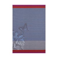 Полотенце кухонное 38х54 см, 100%хлопок, синее, JARDIN DES PAPILLONS Le Jacquard Francais