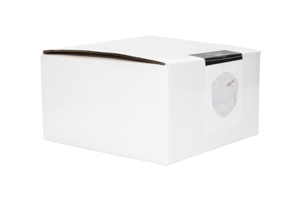 Конфетница 12х8.5 см, с крышкой, стекло/металл, Glory ANNA LAFARG
