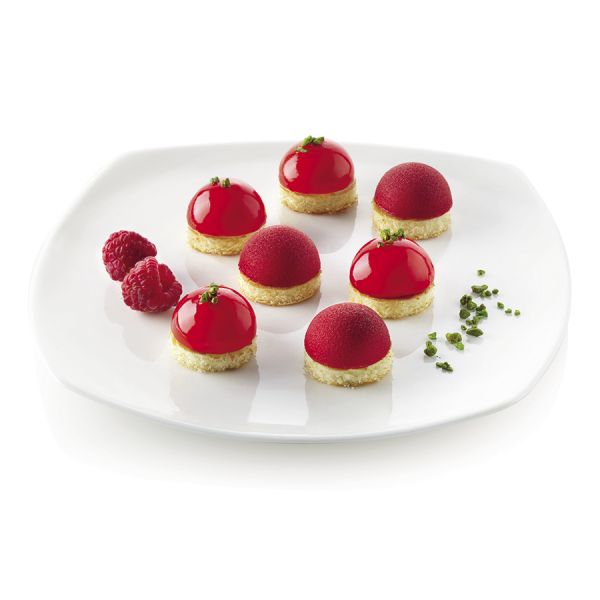 Форма для приготовления пирожных semisfera 17,5 х 23 см силиконовая