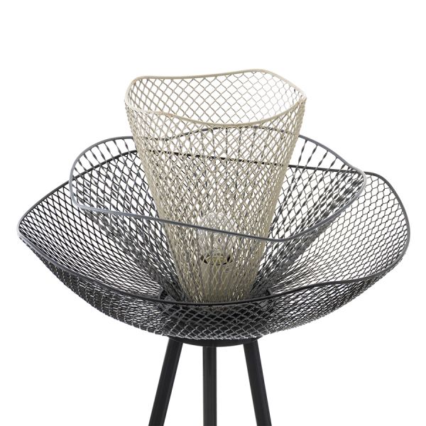 Торшер vinger, D53х153 см, черный/серый/белый Bergenson Bjorn