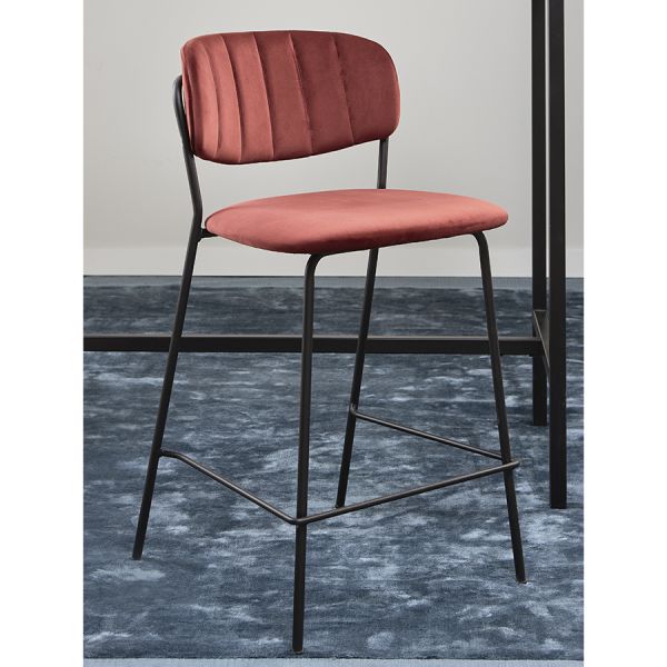 Стул барный eirill, велюр, кирпичный Bergenson Bjorn