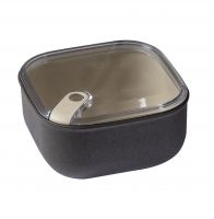 Контейнер квадратный 2000 мл коричневый Omada, кофейный пергамент