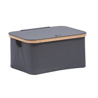 Корзина для белья neat low, 40x33x20 см, серая Smart Solutions