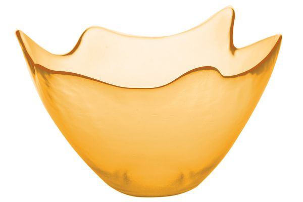 Ваза Feston янтарная 30 см SAN MIGUEL