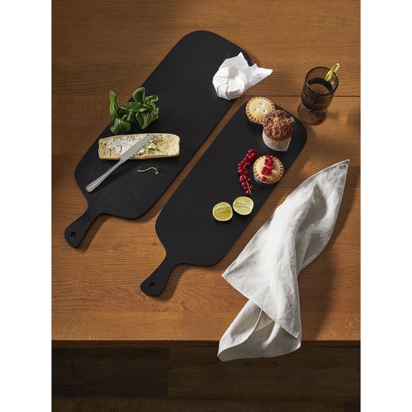 Доска сервировочная rubris 23х70 см, черная Liberty Jones