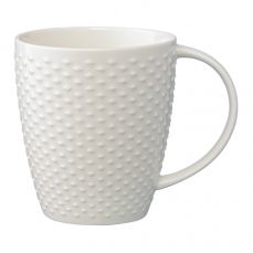 Кружка белого цвета с фактурным рисунком из коллекции essential 350мл