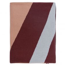 Плед из хлопка с рисунком tulip field из коллекции terra, 130х180 см