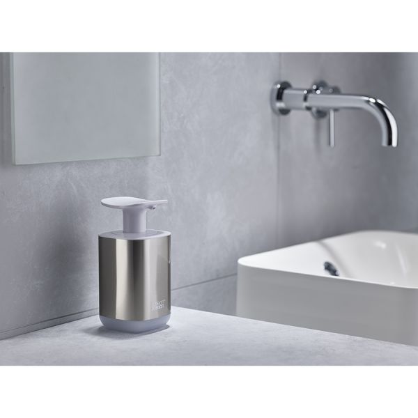 Набор из органайзера для зубных щеток easystore steel и диспенсера для мыла presto steel