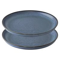 Набор тарелок cosmic kitchen 21 см, 2 шт (голубые) Liberty Jones
