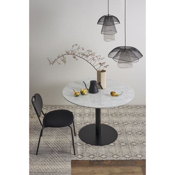 Светильник подвесной vinger, D48х30 см, черный/серый/белый Bergenson Bjorn