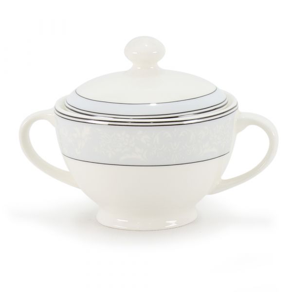 Чайный сервиз АККУ Генрих из костяного фарфора на 6 персон 15 предметов