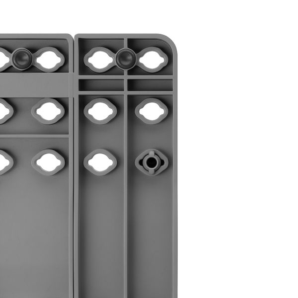 Органайзер для посуды и столовых приборов peggy, 20х55 см, серый, Umbra, 1022265-149
