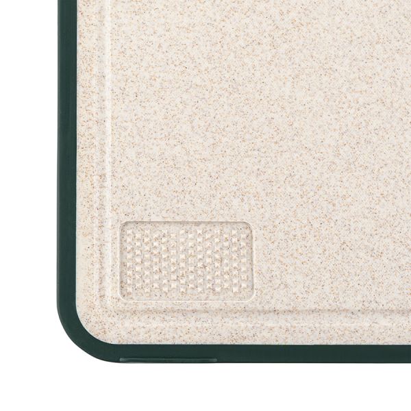 Доска разделочная из пшеничного волокна и черного дерева arlett, 44,5х30,5 см, темно-зеленая Smart Solutions