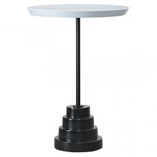 Столик кофейный sustainable, D37,7 см, серый/черный Bergenson Bjorn