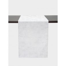 Дорожка настольная 40х160 см, жаккард, полиэстер, белая, Ornament