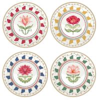 Набор десертных тарелок flowery, 19 см, 4 шт Easy Life