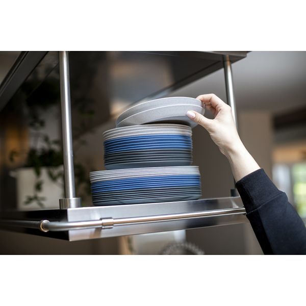 Тарелка connect organic 25,5 см синяя