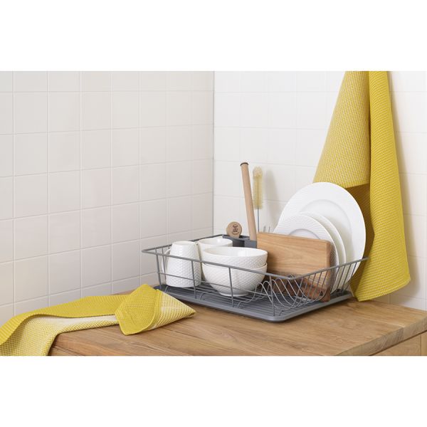 Набор из двух тарелок белого цвета с фактурным рисунком из коллекции essential 22см