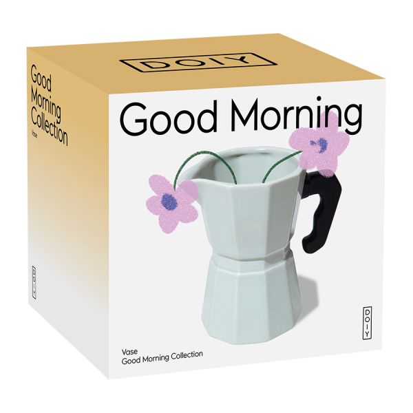 Ваза good morning, moka, 16.5 см Doiy
