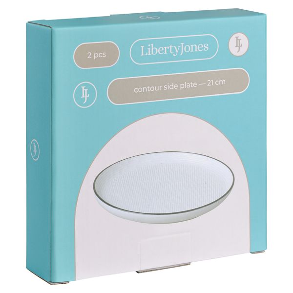 Набор тарелок contour 21 см 2 шт Liberty Jones