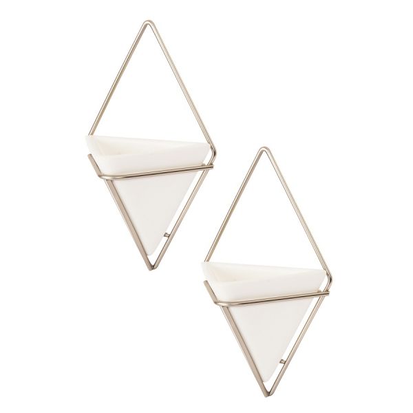 Декор для стен TRIGG 2 шт маленький белый