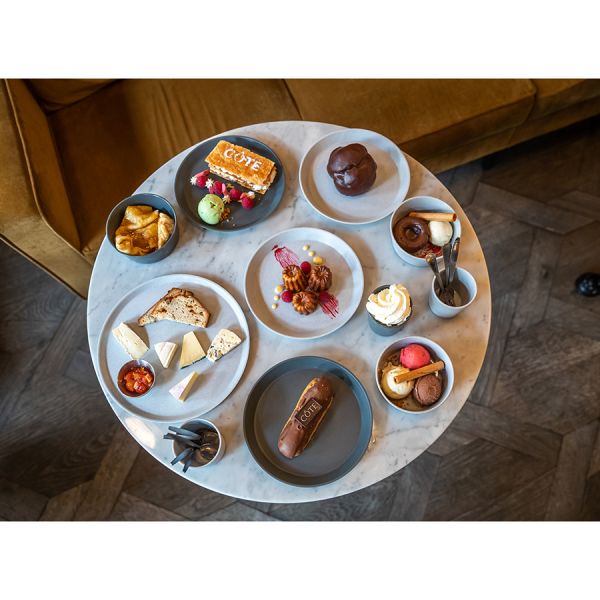 Тарелка connect organic 25,5 см серая