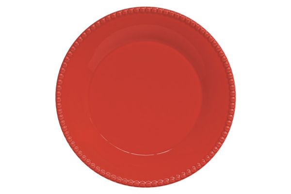 Тарелка обеденная Tiffany, красная, 26 см Easy Life