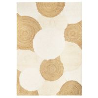 Ковер из джута, шерсти из хлопка agra из коллекции ethnic 200х300 см Tkano