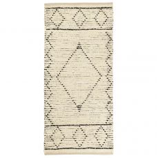 Ковер из переработанного хлопка dispur из коллекции ethnic 70x160 см Tkano