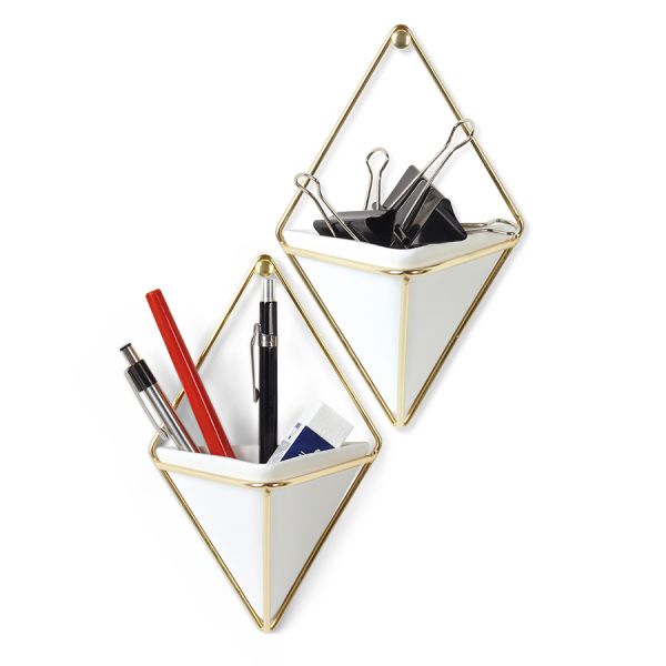 Декор для стен TRIGG 2 шт белый